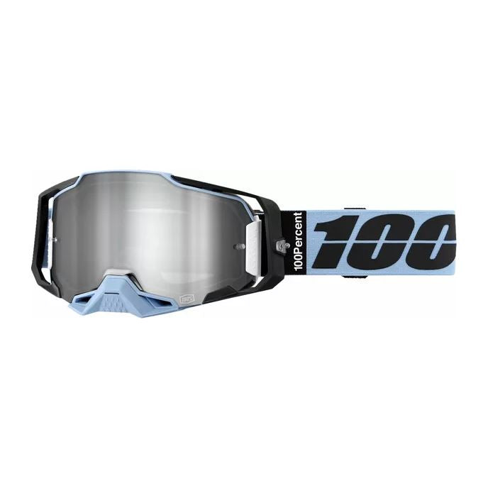 100% MX Goggles Armega Petros Silver Mirror